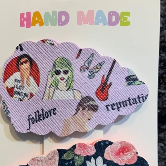 Handmade Hair Snap Clips Set - Multicolor - Picture 2 of 7